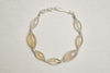 OLIO E ACETO White Agate Silver Silver Splicing Bracelet OA08A01